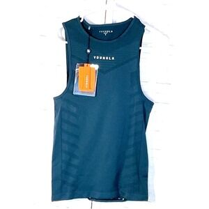 YoungLA 343 SuperVillain Compression Tank Top‎ Men Small Forest Green Hydro Cool